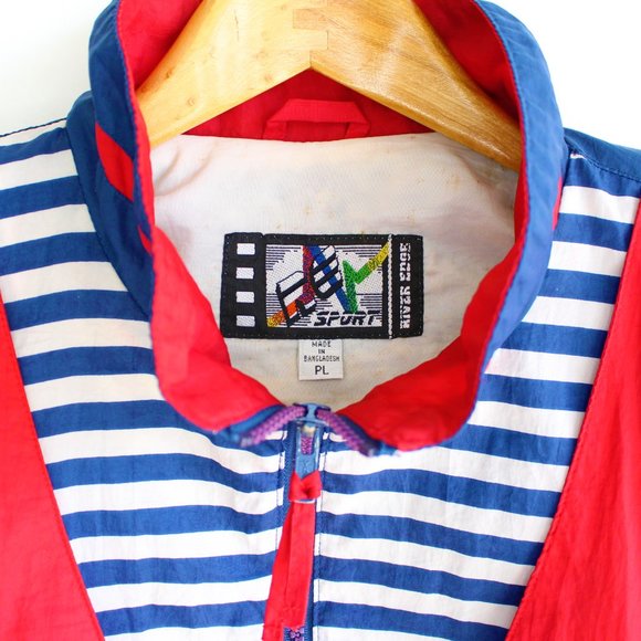 Vintage 90's River Edge Sailor Windbreaker Jacket - Picture 10 of 10